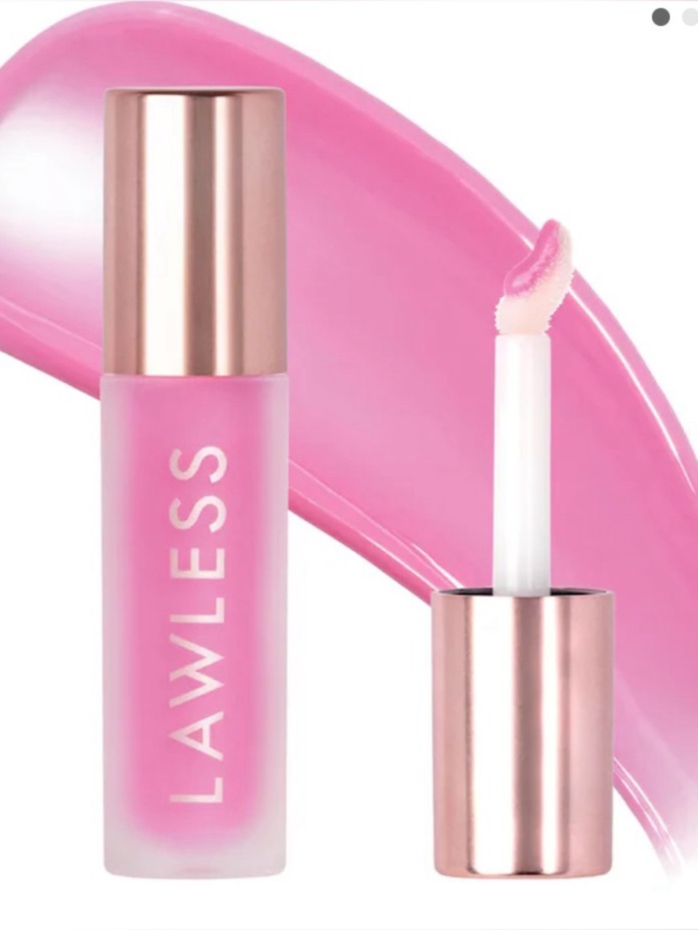 LAWLESS forget the filler lip plumping line smoothing gloss strawberry popsicle